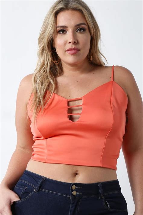 Plus Size Crop Tops For Women